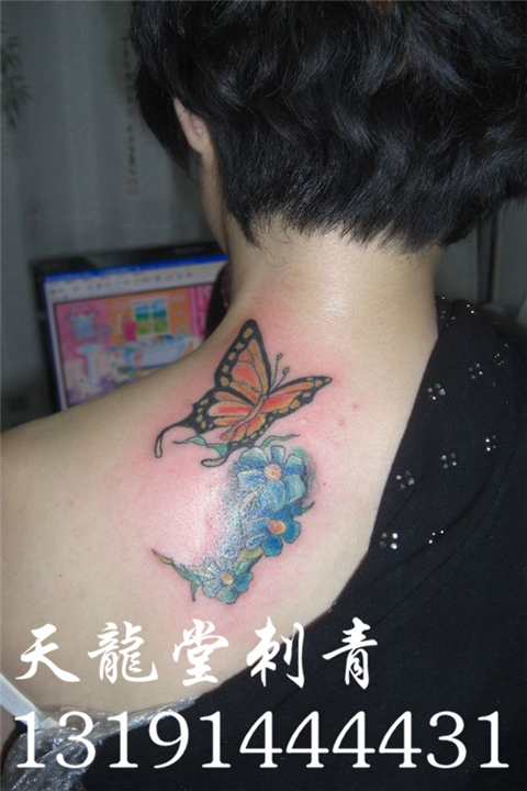 包头纹身,包头纹身店-小清新 