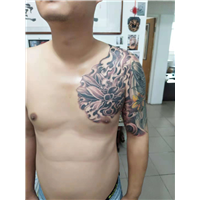 包头天龙套纹身作品 1 