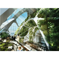 绿色可循环植物墙空中花园