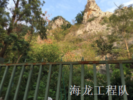 云浮景丰山排险工地 