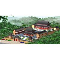 梅州古建寺庙设计