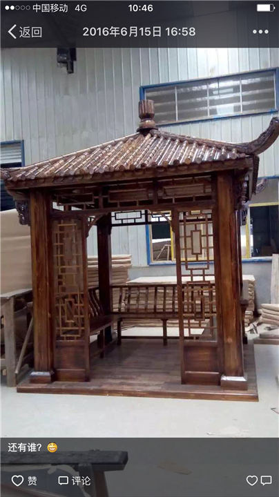 唐山防腐木凉亭