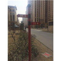 唐山防腐木指示牌 