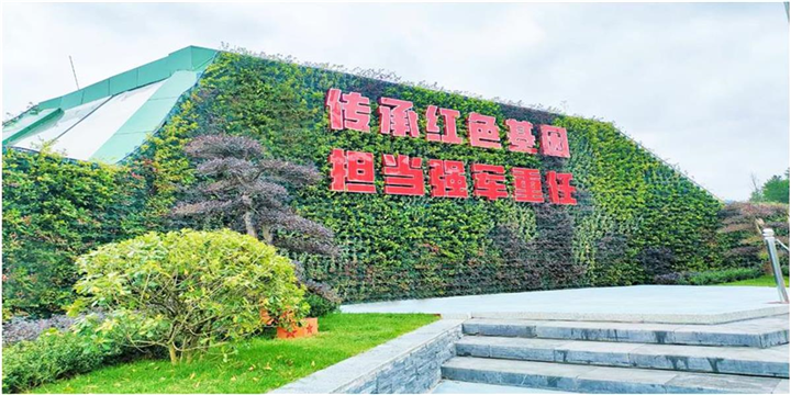 军队展园植物墙项目
