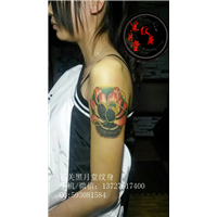 韶关纹身黑月堂作品48