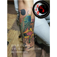 韶关纹身黑月堂作品34
