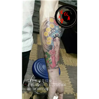 韶关纹身黑月堂作品36