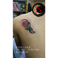 韶关纹身黑月堂作品08