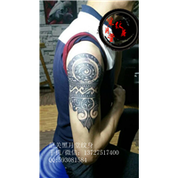 韶关纹身黑月堂作品85