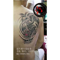 韶关纹身黑月堂作品135