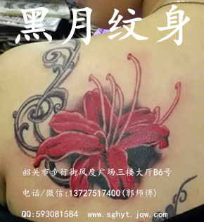 韶关哪里有洗纹身/黑月纹身/风度店/
