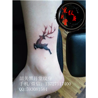 韶关纹身黑月堂作品28