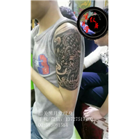 韶关纹身黑月堂作品72