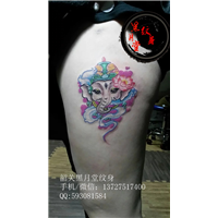 韶关纹身黑月堂作品52
