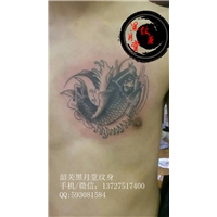 韶关纹身黑月堂作品75