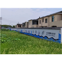 宁波酒店大堂墙绘