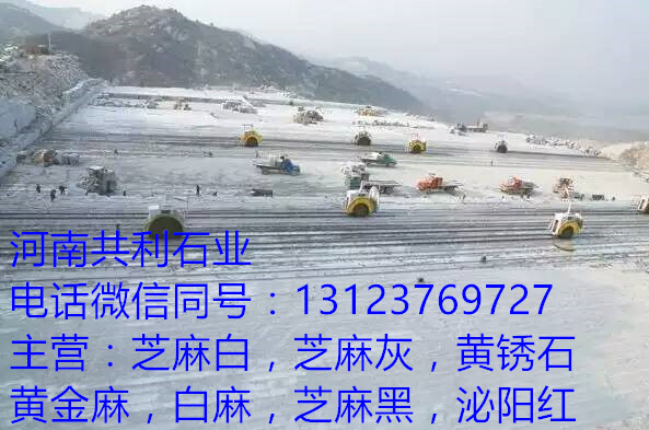 河南芝麻白石材 