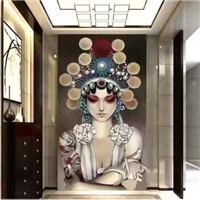 深圳福永湘厨当家餐厅彩绘 