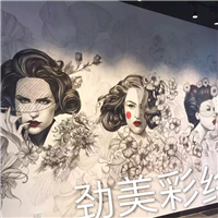 深圳五洲中医院墙绘 