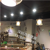 深圳格琳斯英语培训机构墙绘 