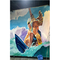 网吧壁画 