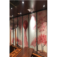 酒馆手绘壁画 