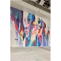 商场手绘涂鸦 
