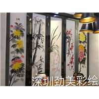 深圳福永湘厨当家餐厅彩绘