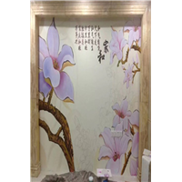 客厅手绘墙绘 