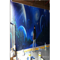 星空壁画 