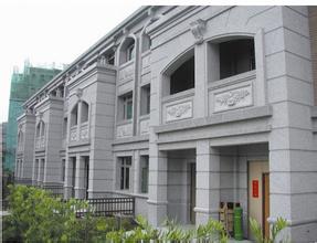 河南芝麻白石材外墙干挂 