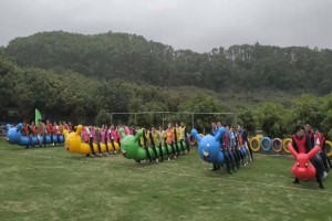 挥动激情●放飞梦想 鹏润休闲团建精英团队趣味运动会 