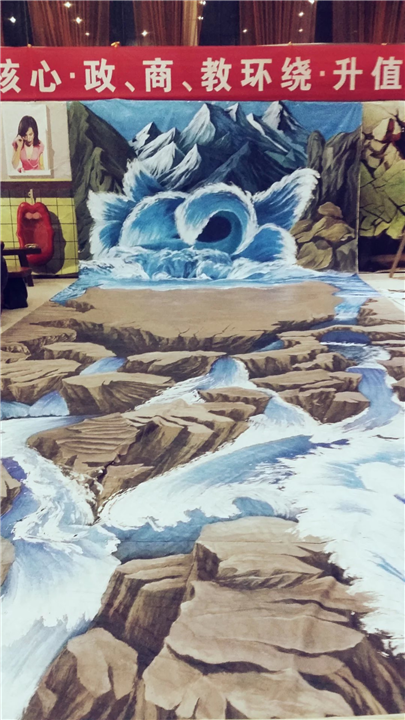 安阳彩绘-安阳3D壁画3