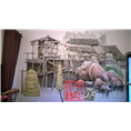 安阳饭店墙绘1