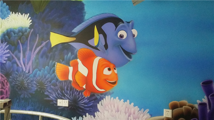 安阳宾馆壁画2