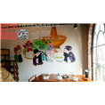 濮阳餐厅彩绘1