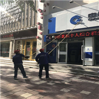 白银门头清洗