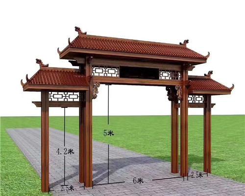邢台防腐木门头