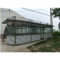 不锈纲双圆岗亭 