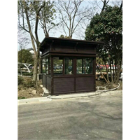 金属雕花板岗亭