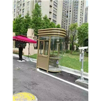 钢结构单圆岗亭