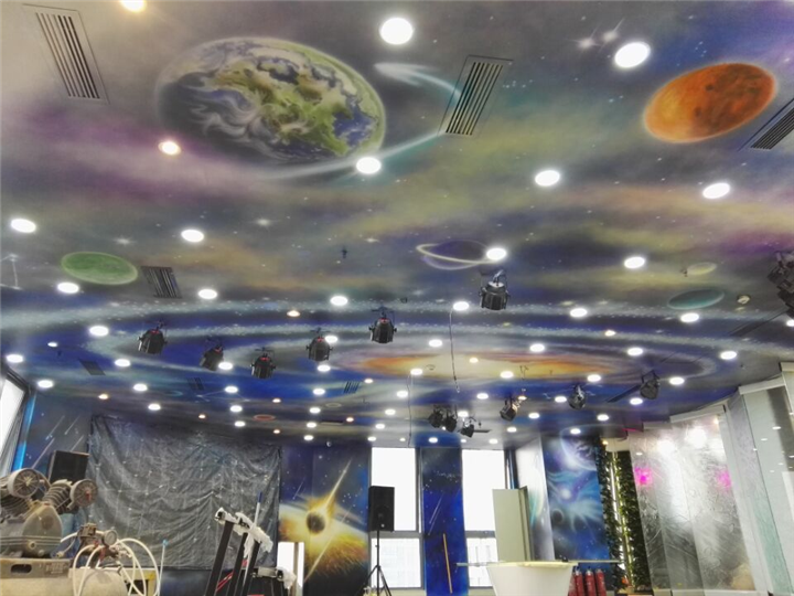 南阳酒店墙绘