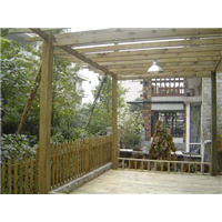 邢台防腐木庭院