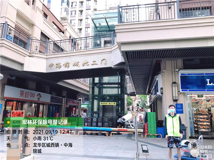 中海锦城甲醛治理