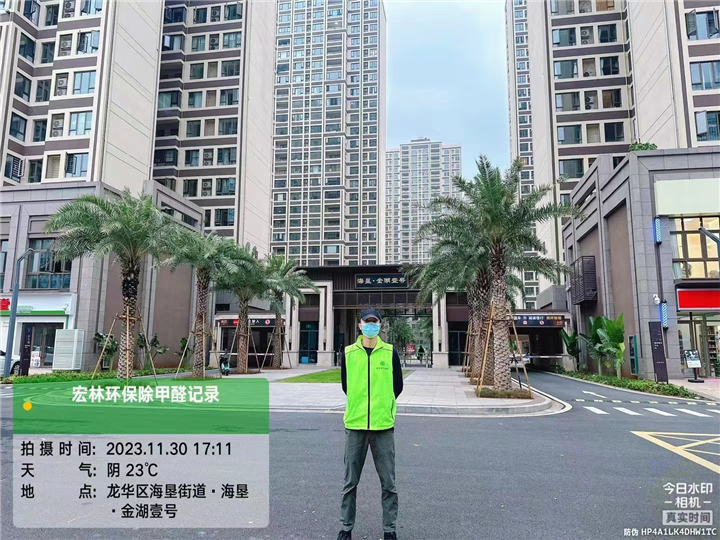 金湖壹号除甲醛案例