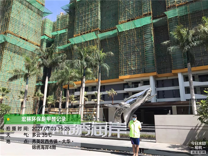 大华锦绣海岸4期甲醛治理案例