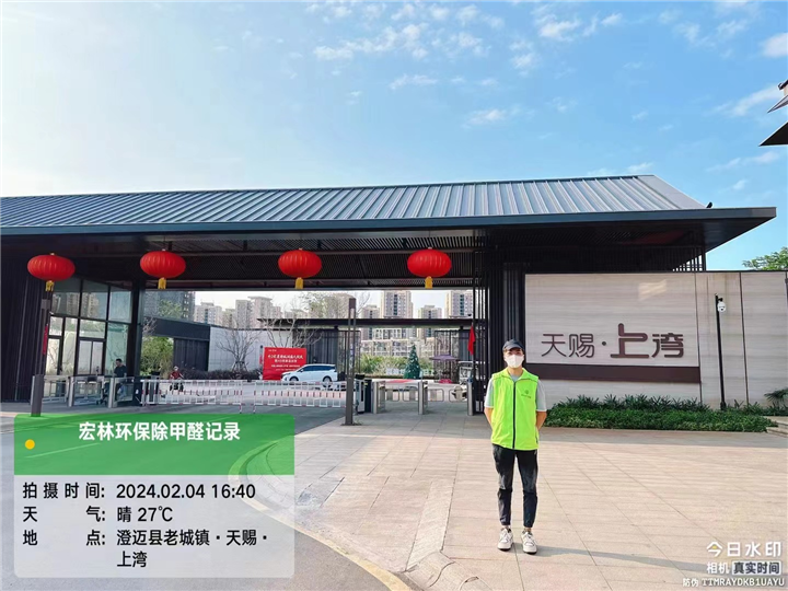 天赐上湾除甲醛案例