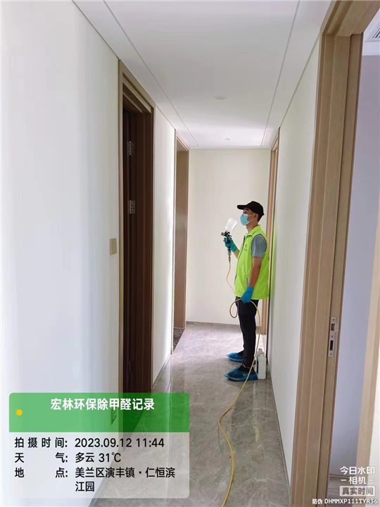 仁恒滨江园室内除甲醛