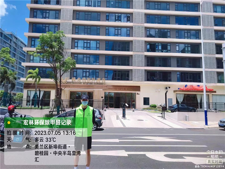 碧桂园中央半岛壹湾汇除甲醛