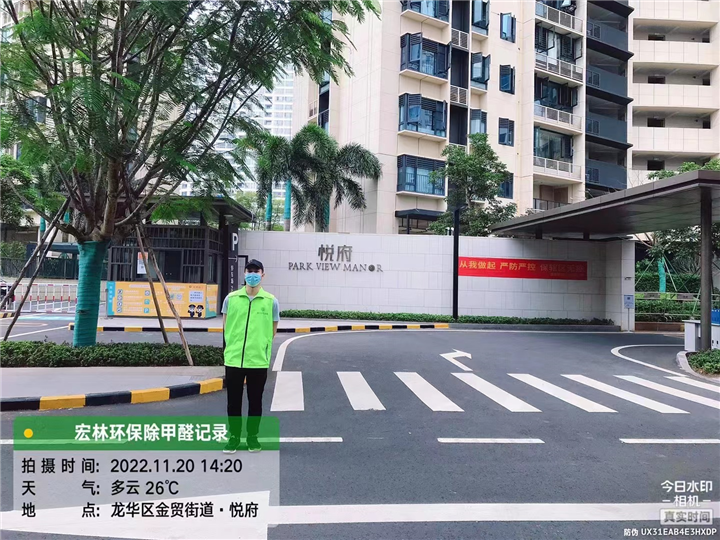 悦府除甲醛